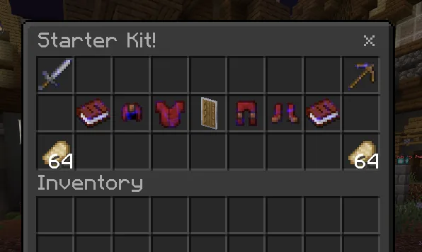 The CrabSMP starter kit menu